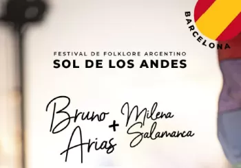 FESTIVAL SOL DE LOS ANDES - Bruno Arias & Milena Salamanca en BARCELONA