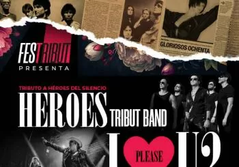 Tributo U2, Héroes del Silencio y Mecano (Maó, Menorca) en Es Castell, Menorca