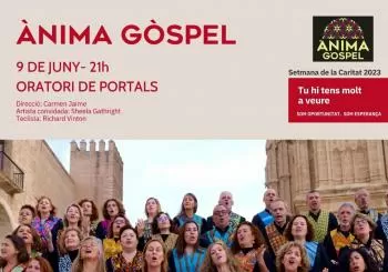 Concert d'ÀNIMA GÒSPEL en benefici de Càritas Mallorca en Portals Nous, Calvià
