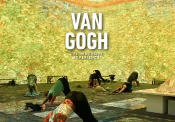 Yoga à Van Gogh : The Immersive Experience en Brussels