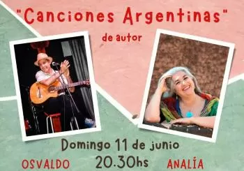 OSVALDO CICCIOLI-ANALIA GARCETTI-Cancion argentina de autor en MADRID
