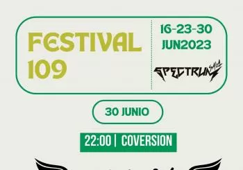 Festival 109. Concierto de Coversión y Presa en Murcia