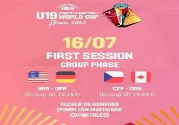 Copa Mundo Baloncesto U19 1ª Sesion 16 julio - ALCALÁ DE HENARES
