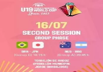Copa Mundo Baloncesto U19 2 Sesión 16 julio - TORREJÓN DE ARDOZ