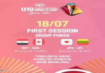 Copa Mundo Baloncesto U19 1 Sesión 18 julio - TORREJÓN DE ARDOZ