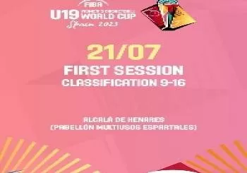 Copa Mundo Baloncesto U19 1ª Sesión 21 julio - ALCALÁ DE HENARES