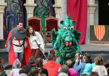La Llegenda de la princesa i Sant Jordi en Sant Martí de Tous