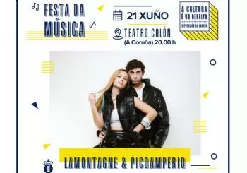 Festa da música – LAMONTAGNE & PICOAMPERIO. Presentación de “Algo que sinalar” en A Coruña