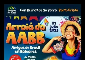Arraiá da AABB en Porto Cristo