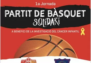Partit exhibició CB Sant Pere VS Veterans Basket Futbol Club Barcelona en Terrassa