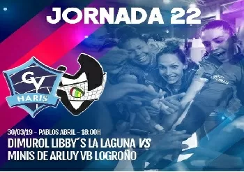 22ª Jornada Dimurol Libby´s La Laguna VS Minis de Arluy VB Logroño