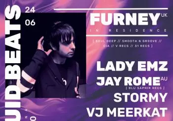 Liquid Beats // Furney (UK) // Lady Emz // + Jay Rome (AU) en Barcelona
