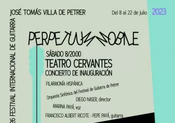 Festival Internacional de Guitarra - Vientos de sur - Canciones para voz, guitarra y orquesta en Alicante