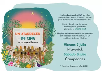 Un atardecer de cine A LA PAR en MADRID