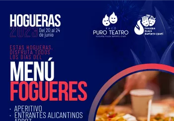 MENÚ FOGUERES en Alicante, Spain
