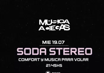Musica a Ciegas: Soda Estereo, Confort y Musica para Volar en BARCELONA