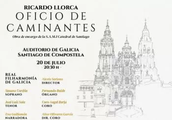 Concierto Oficio de Caminantes en Santiago de Compostela