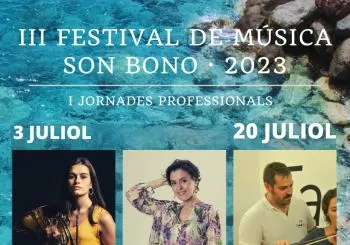 Festival de Música Son Bono 2023 - Jornades Professionals per a músics i artistes en Palma