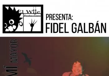 Contando en MÍ Mayor, Fidel Galbán, en el Café Teatro Rayuela en Santa Cruz de Tenerife