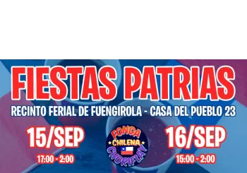 Fiestas Patrias Chilena (15 y 16 de Septiembre) en Málaga
