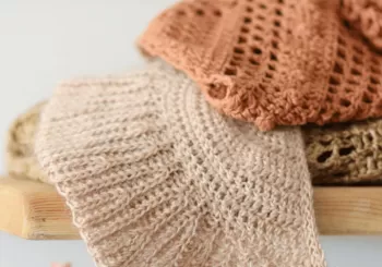 Santa Pazienzia | Cómo tejer un chal a crochet usando vueltas cortas (dom) en Barcelona