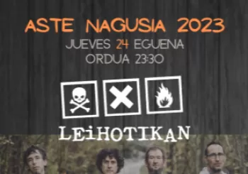 LEIHOTIKAN - txosna Aixeberri Konpartsa en BILBAO