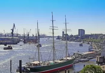 Museumsschiff RICKMER RICKMERS en Hamburg
