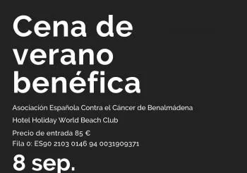 CENA DE VERANO BENÉFICA en BENALMÁDENA