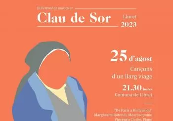 III Festival de música, en Clau de Sor. Cançons d'un llarg viatge en LLORET DE VISTALEGRE