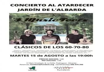 CONCIERTO AL ATARDECER EN EL JARDÍN DE L´ALBARDA 2023