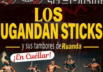 Ugandan Sticks y sus tambores de Ruanda en CUELLAR SEGOVIA