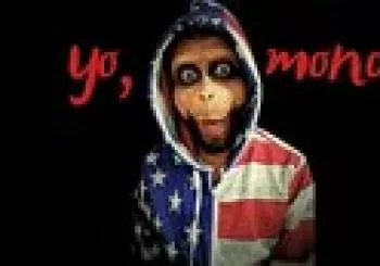 Yo, mono en Madrid