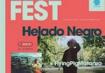 HELADO NEGRO CON LA BANDA FLYINGPIGMATANZA - MFESTIVAL en Alicante