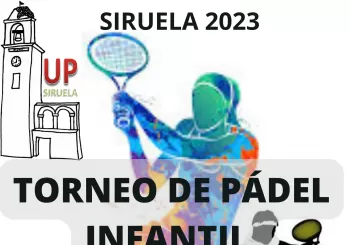 Torneo pádel Infantil en Siruela