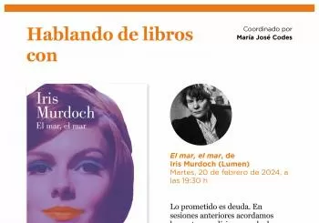 Hablando de libros con María José Codes. 'El mar, el mar', de Iris Murdoch (Lumen) en Madrid