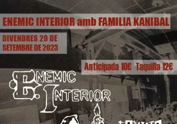 Enemic Interior + Familia Kanibal - Cafè del Teatre de Lleida