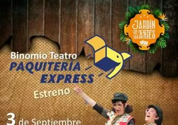 PAQUITERIA EXPRESS. Binomio Teatro. El Jardín de las Artes en ZARAGOZA