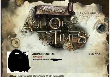 Entrada abono + camping Medusa Age of Times en Cullera