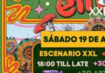 Autobús oficial "Extremúsika 2023" en Mérida