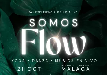 SOMOS FLOW, yoga, danza y música en vivo en Málaga