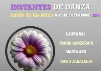 INSTANTES DE DANZA. JARDÍN DE LAS ARTES en ZARAGOZA