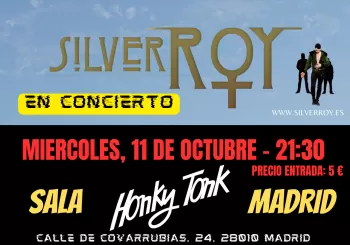 Silver Roy en concierto en Honky Tonk - Madrid