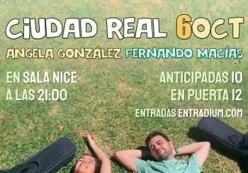 Fernando Macías y Ángela González en CIUDAD REAL. Gira 