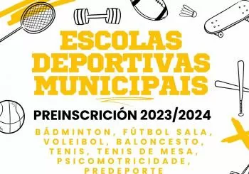 PREINSCRICIÓN ESCOLAS DEPORTIVAS MUNICIPAIS 2023-2024 en LOUSAME