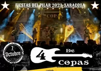 4 DE COPAS - Fiestas del Pilar 2023 SALA CREEDENCE - Zaragoza