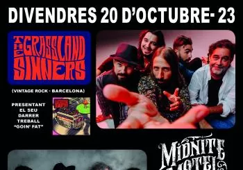 The Grassland Sinners + Midnite Motel al Cafè del Teatre en Lleida