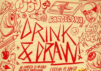 Drink & Draw - SakoAsko en Barcelona