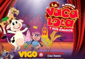 El musical La Vaca Lola y sus amigos en Vigo