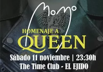 MOMO HOMENAJE QUEEN EN THE TIME CLUB en El Ejido