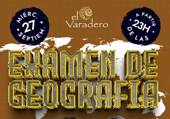Fiesta Exámen de Geografía en El Varadero en Grao de Gandia